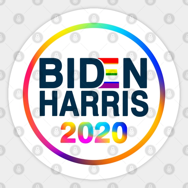 Biden/Harris Pride Sticker by Mirnamar